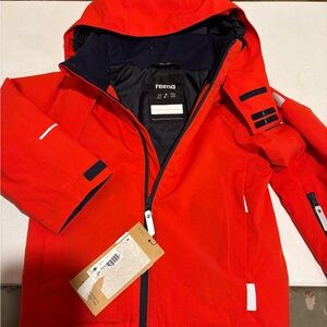 Reima Insulated Ski  Palsi Tec Ski Jacket   - NEW - 4t Red